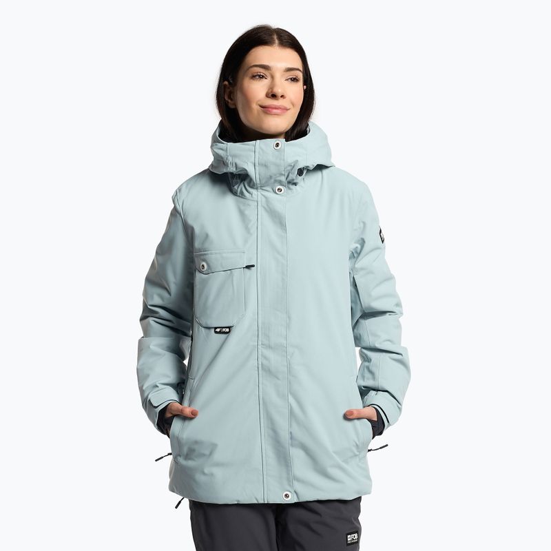 Női snowboard dzseki 4F kék H4Z22-KUDS001