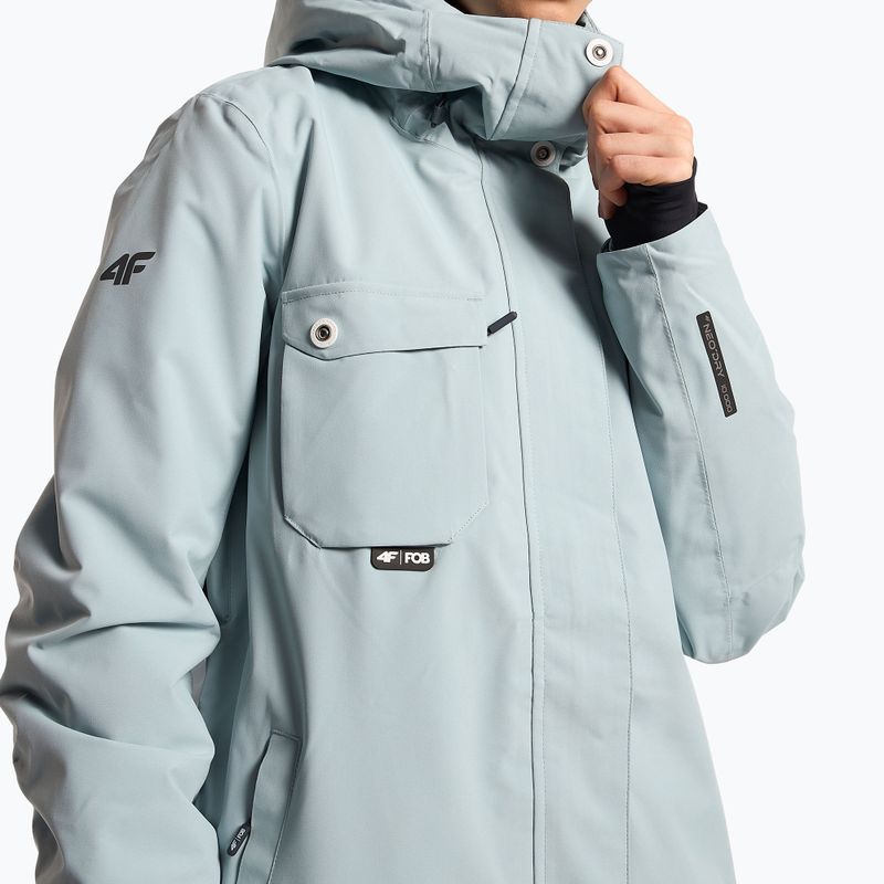Női snowboard dzseki 4F kék H4Z22-KUDS001 5