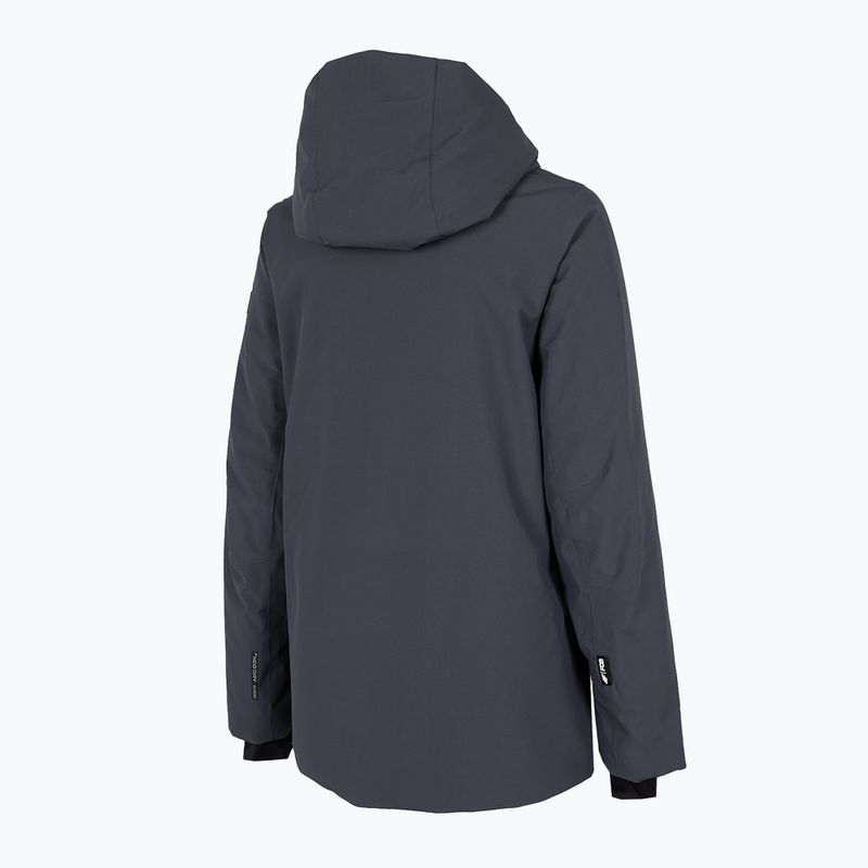 Női snowboard dzseki 4F sötétszürke H4Z22-KUDS001 9