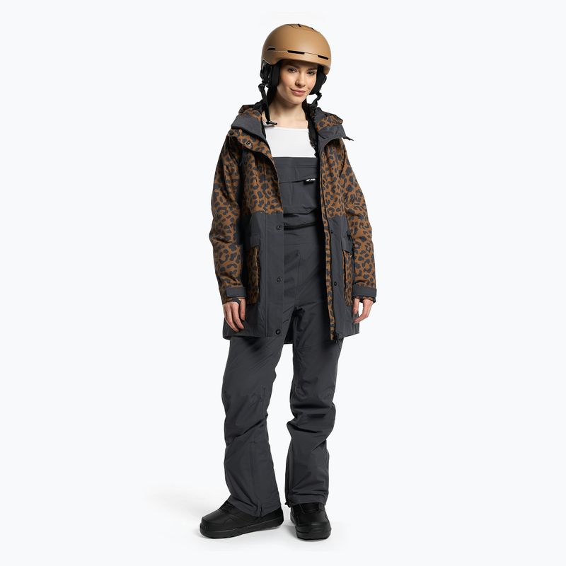 Női snowboard dzseki 4F barna H4Z22-KUDS002 2