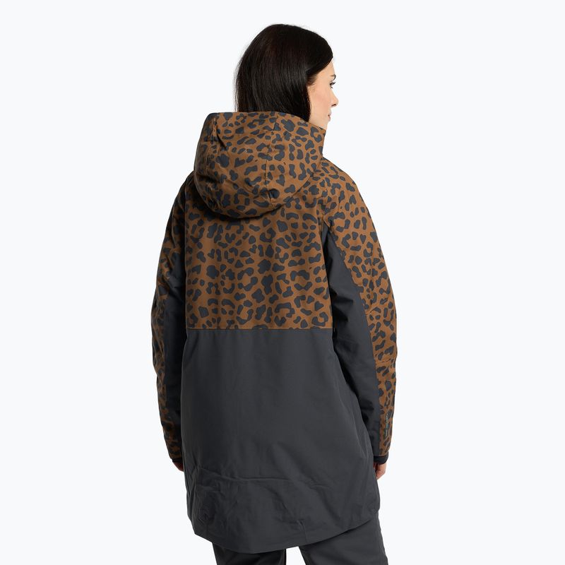 Női snowboard dzseki 4F barna H4Z22-KUDS002 3