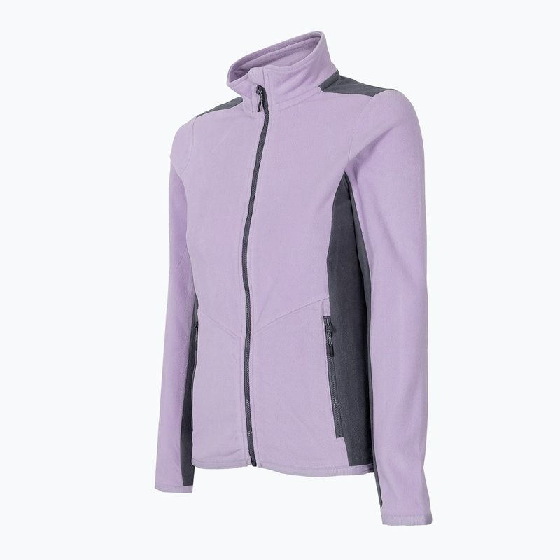 Női 4F fleece pulóver lila H4Z22-PLD014 2