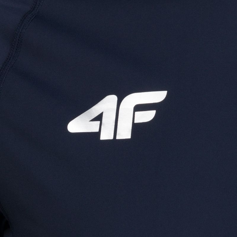 Férfi 4F Functional edzőpóló tengerészkék S4L21-TSMF052-31S 3