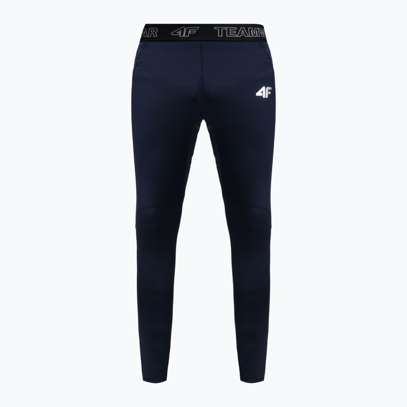 Férfi 4F funkcionális edző leggings tengerészkék S4L21-SPMF053-31S
