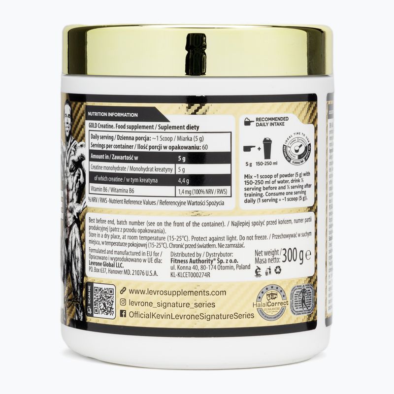Kreatin Fitness Authority Levrone Gold Creatine 300 g 2
