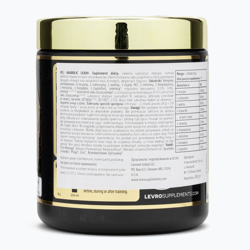 Aminosavak Fitness Authority Levrone Anabolic 240 g orange/mango 3