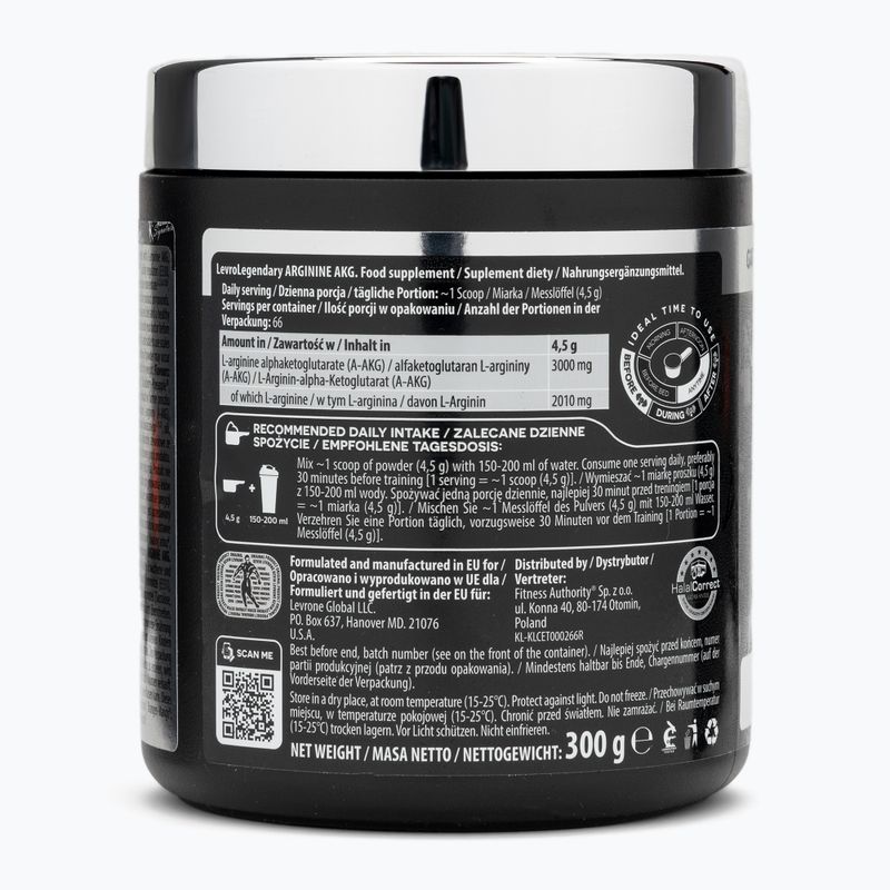 Aminosavak Fitness Authority Levrone Legendary Arginine 300 g exotic 2