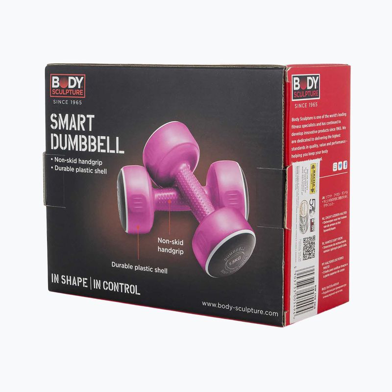 Vinil súlyzók Body Sculpture Smart Bw 108 3 kg pink 5