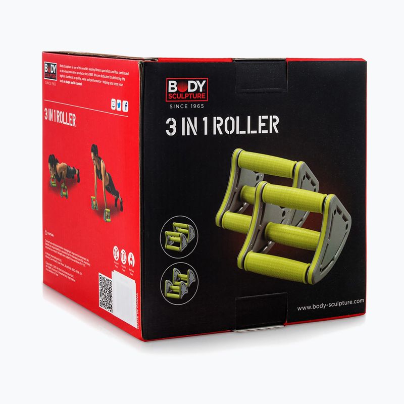 Fekvőtámasz fogantyúk Body Sculpture Bb 718 lime/grey 7
