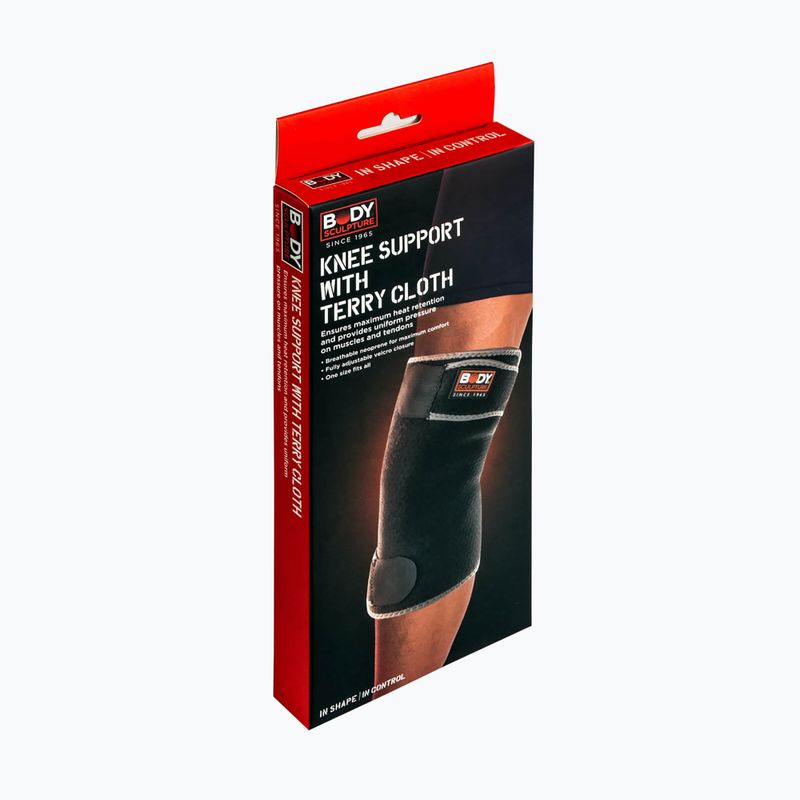 Térdrögzítő Body Sculpture Frotte Bns 7105E black 7