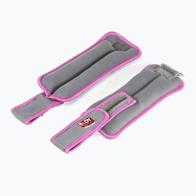 Csuklósúlyok Body Sculpture Bb 2700Uepk 2 x 0,5 kg grey/pink 3