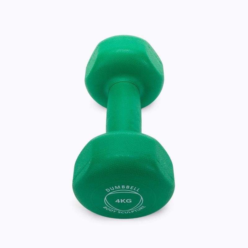 Body Sculpture neoprén súlyzó 4kg zöld BW 131 4KG 3