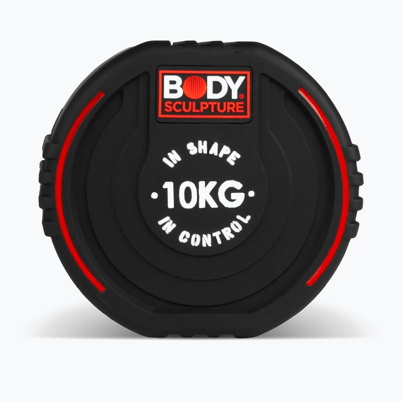 Gumizott kézi súlyzó Body Sculpture TPU BW 133 10 kg black 4