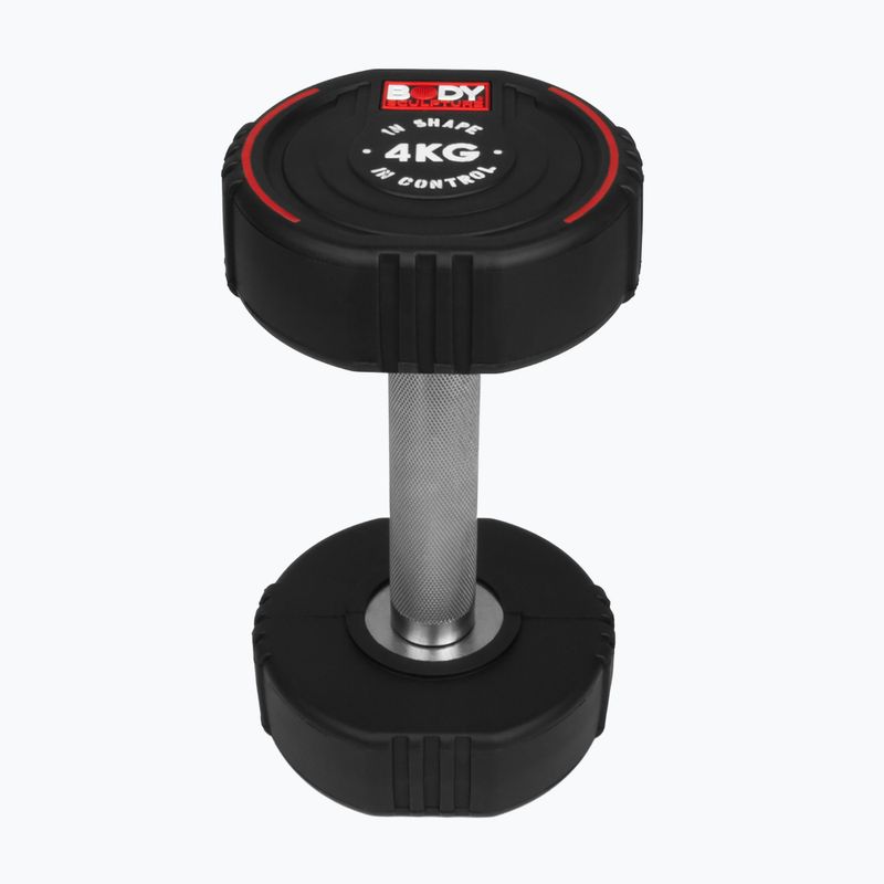 Gumizott kézi súlyzó Body Sculpture TPU BW 133 4 kg black 2
