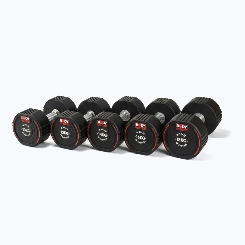 Gumizott kézi súlyzó Body Sculpture TPU BW 133 4 kg black 8