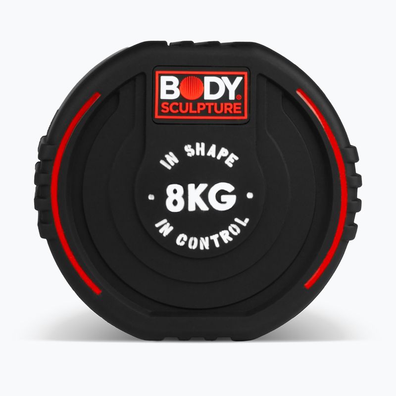 Gumizott kézi súlyzó Body Sculpture TPU BW 133 8 kg black 4