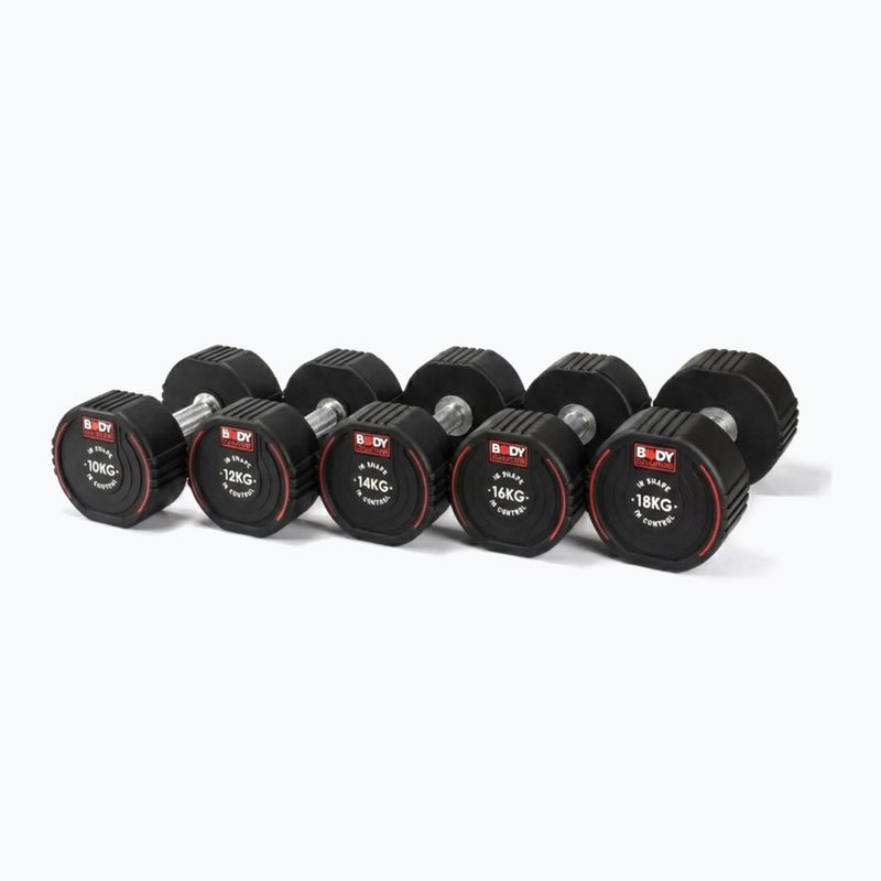 Gumizott kézi súlyzó Body Sculpture TPU BW 133 8 kg black 8