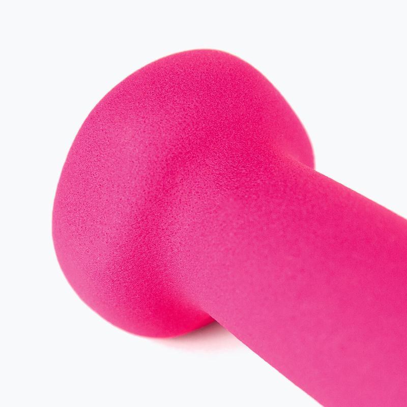 Gumizott kézi súlyzó Body Sculpture BW 513 z PVC 1 kg pink 6
