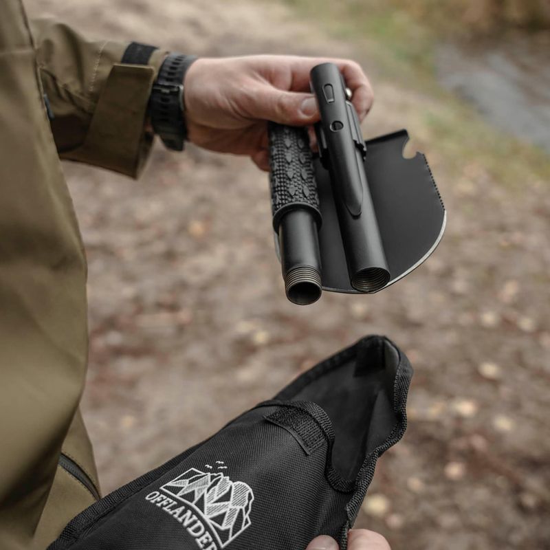 Túlélő lapát OFFLANDER 4w1 Small black 7