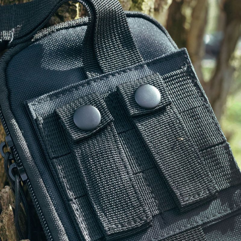 Taktikai tasak Offlander Molle z rzepem na dokumenty black 10