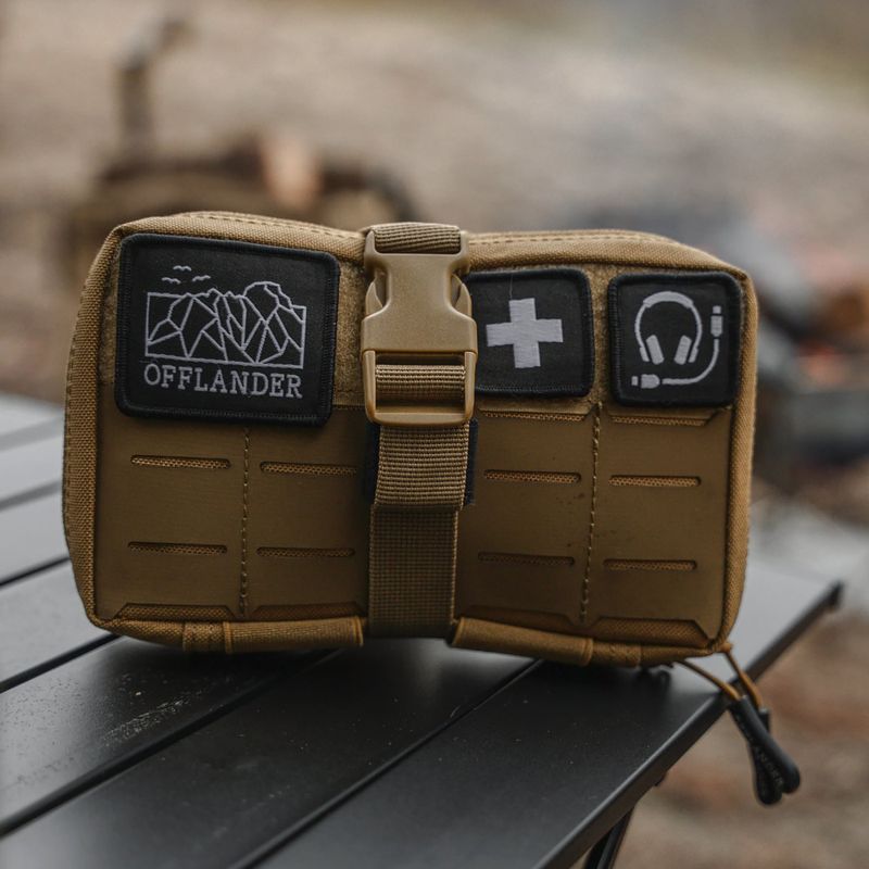 Taktikai tasak OFFLANDER Molle Powerbank 1 l khaki 4