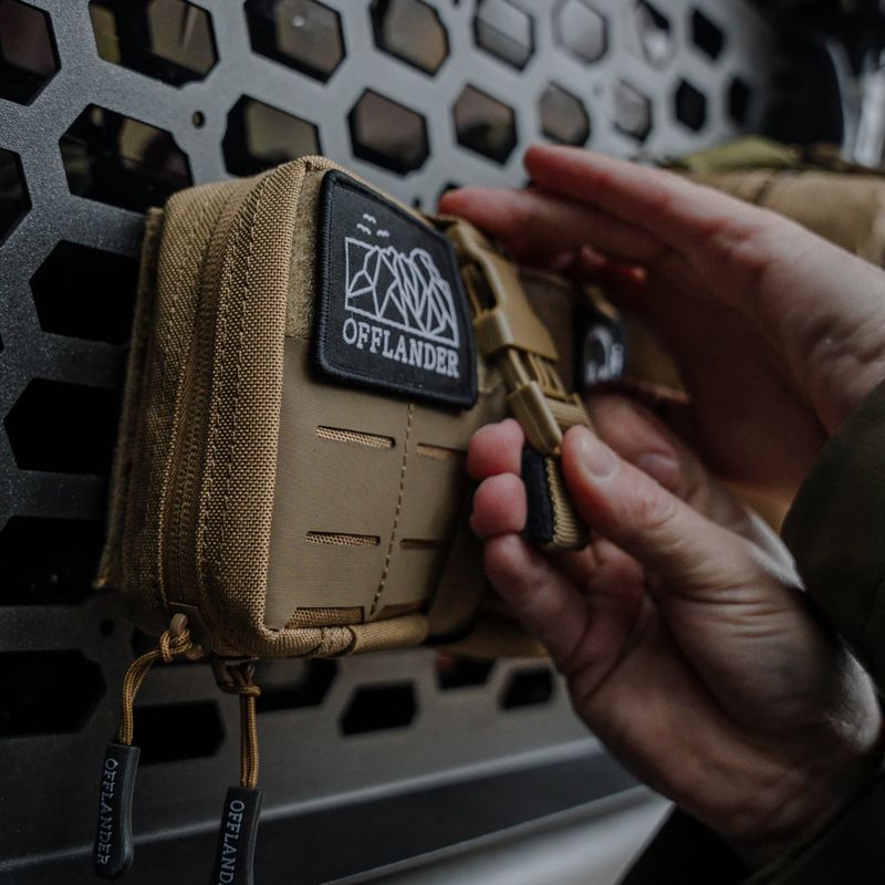 Taktikai tasak OFFLANDER Molle Powerbank 1 l khaki 7
