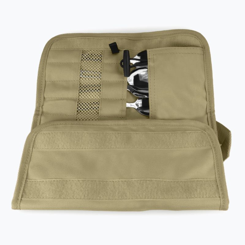 Evőeszköz készlet OFFLANDER Camping Cutlery Set with Case green 3
