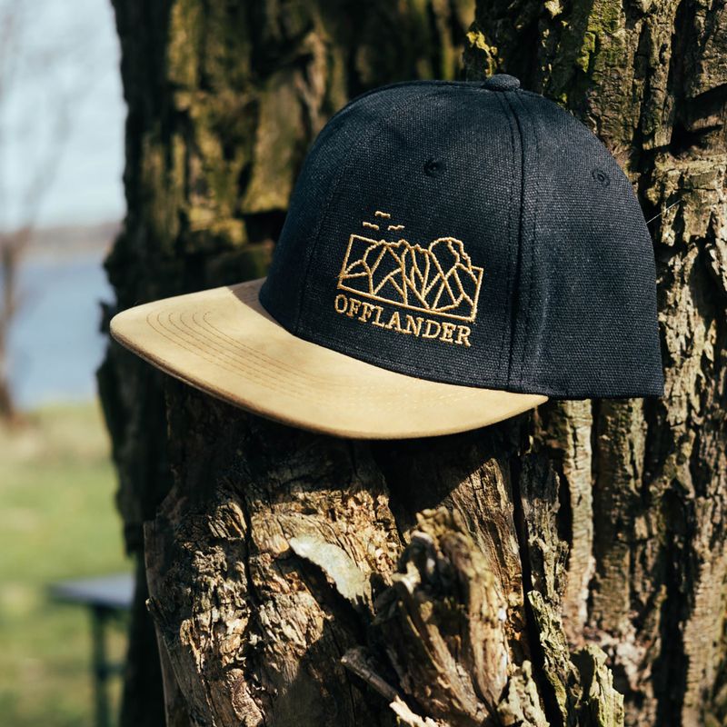 Ellenzős sapka Offlander Snapback black/sand 4
