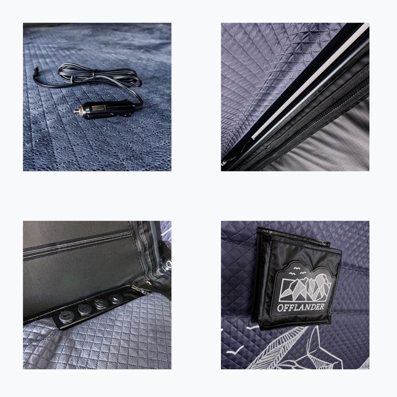 2 személyes Tető sáto OFFLANDER Fold 2 Wolf gray 9