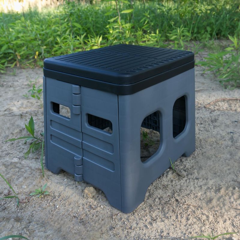 Kempingmosdó OFFLANDER Portable Folding Camping Toilet black 4