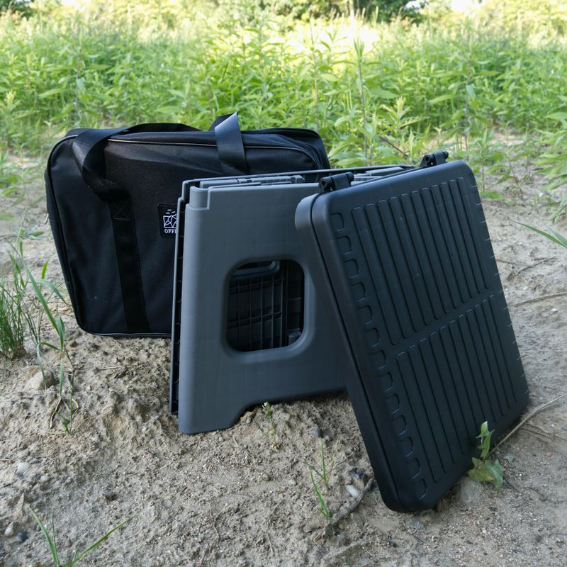 Kempingmosdó OFFLANDER Portable Folding Camping Toilet black 7