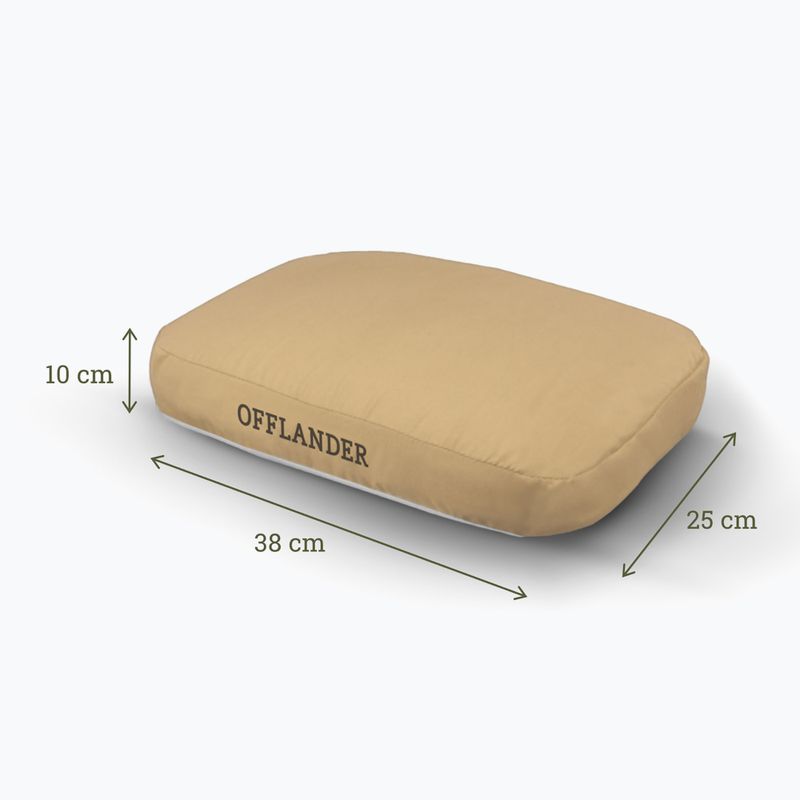 Utazópárna OFFLANDER Pillow sand 3