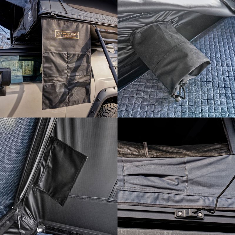 2 személyes Tető sáto OFFLANDER Fold Y 150 black 7