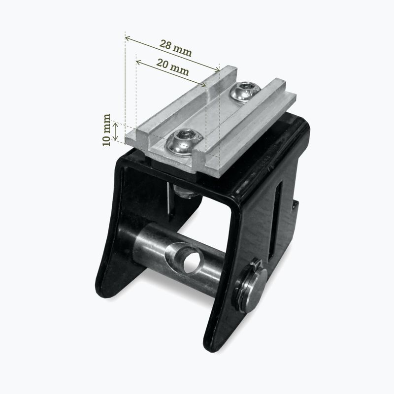 Szerelőfogantyú OFFLANDER Anti-Theft Roof Tent Brackets 4 pack black 8