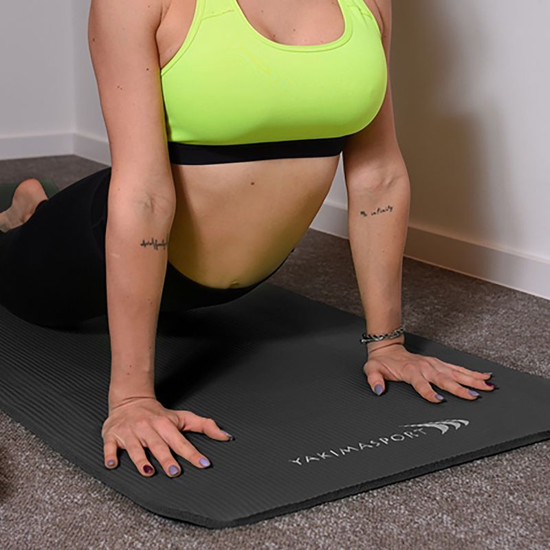 Yakimasport NBR PRO fitness szőnyeg fekete 100388 4