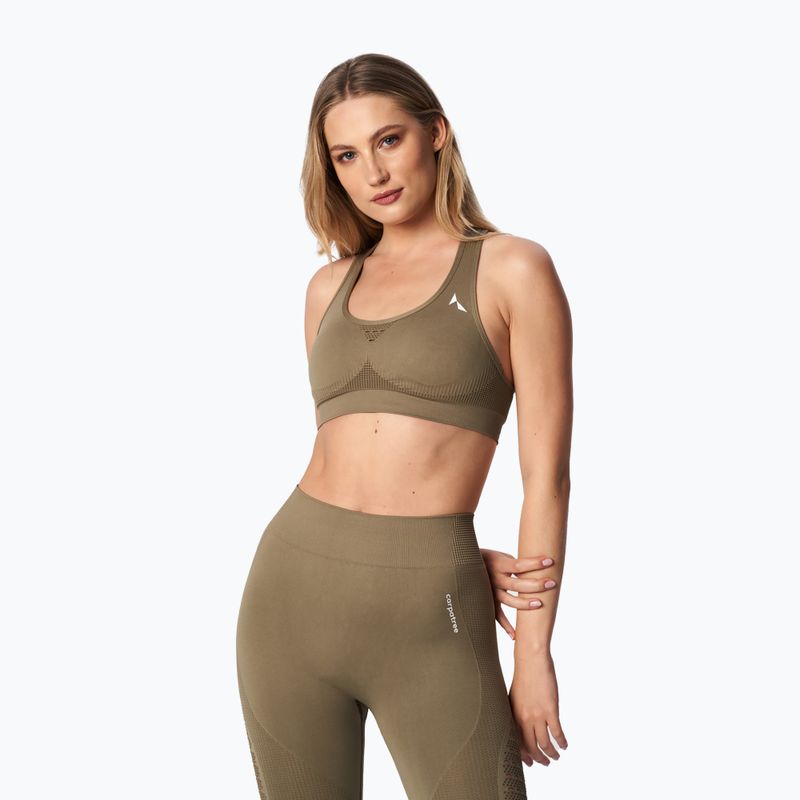 Carpatree Phase Seamless fitness melltartó barna CP-PSB-KH