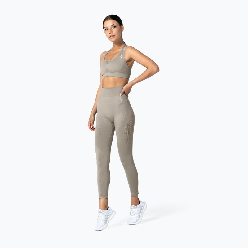 Női varrás nélküli leggings Carpatree Phase Seamless bézs CP-PSL-LA 3