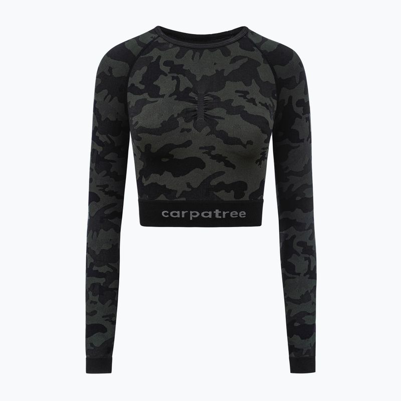 Női edzős top Carpatree Camo Seamless zöld 5