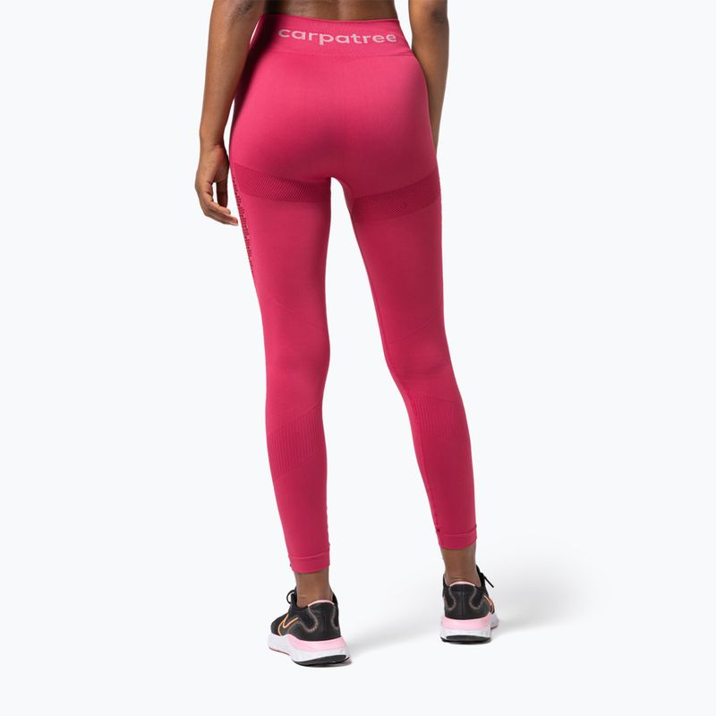 Női varrás nélküli leggings Carpatree Phase Seamless piros CP-PSL-RA 3