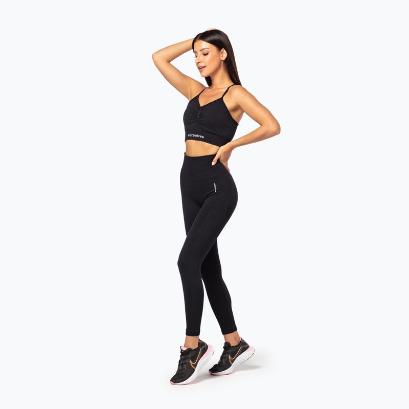 Fitness sportmelltartó Carpatree Allure Seamless black 2