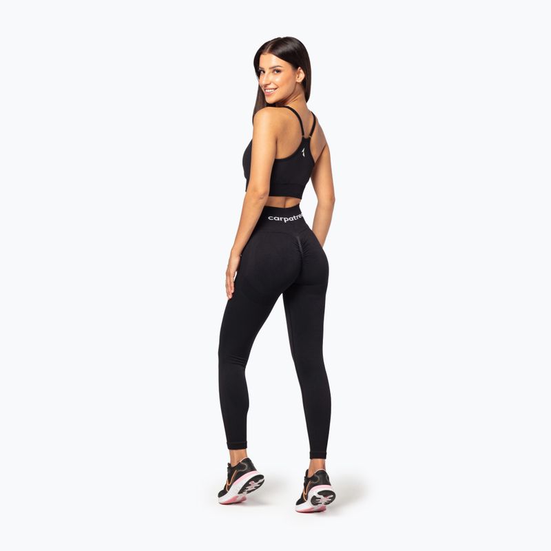 Fitness sportmelltartó Carpatree Allure Seamless black 3