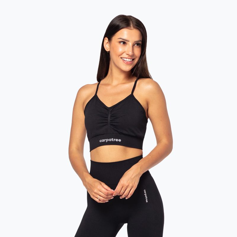 Fitness sportmelltartó Carpatree Allure Seamless black 4