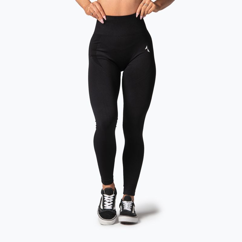 Női Carpatree Arcade varrás nélküli edző leggings fekete