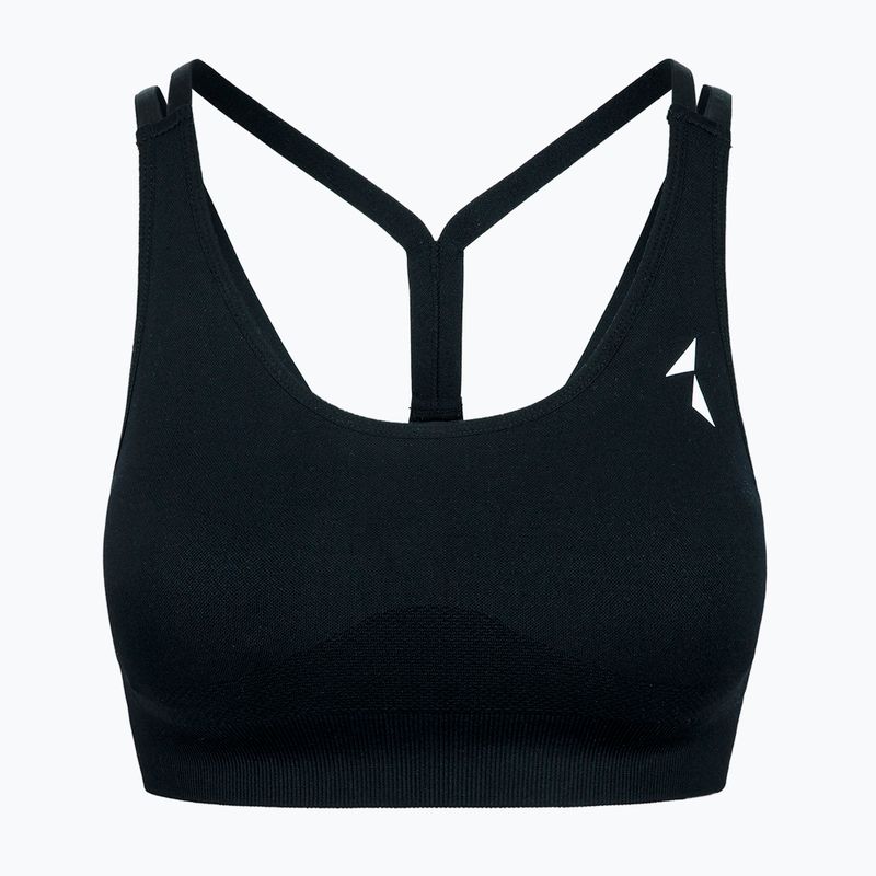 Carpatree Arcade varrás nélküli fitnesz melltartó fekete 5