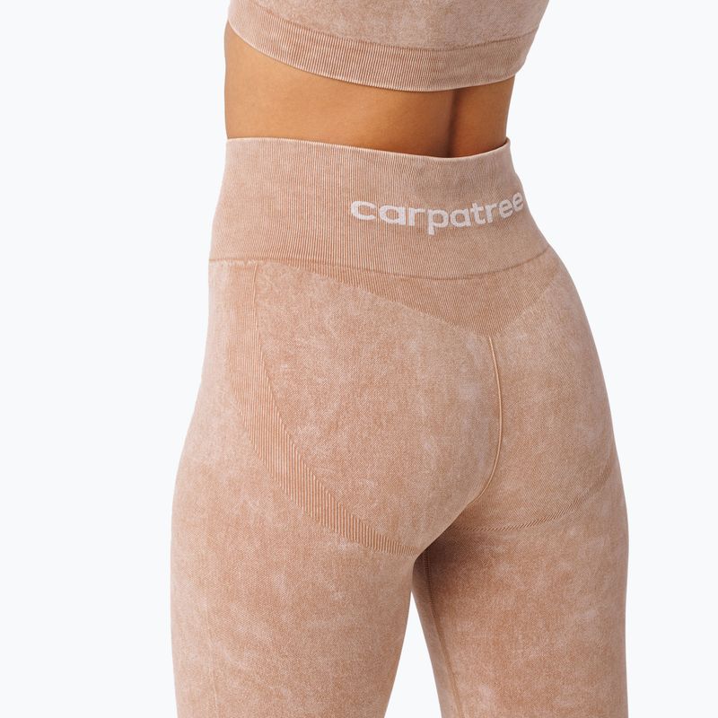 Női edző leggings Carpatree Yasmine Seamless bézs kő mosás 7