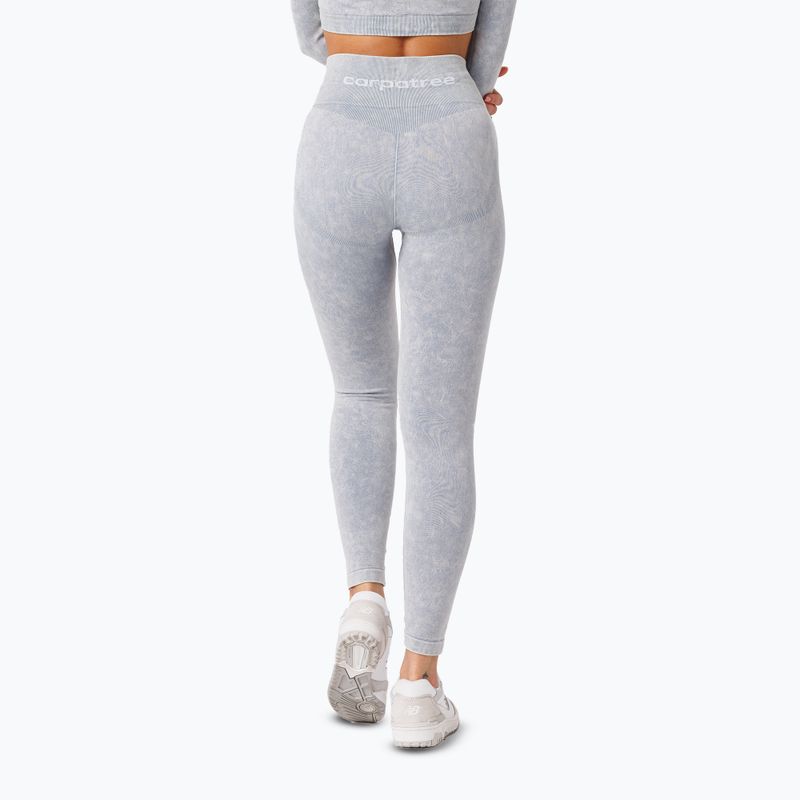 Női edző leggings Carpatree Yasmine Seamless kék kő mosás 3