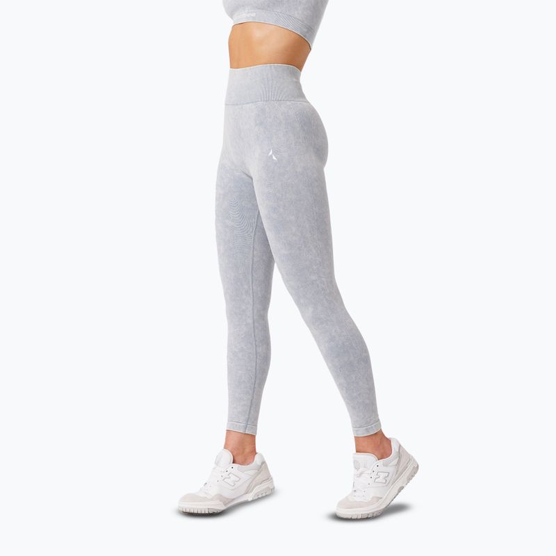 Női edző leggings Carpatree Yasmine Seamless kék kő mosás 5