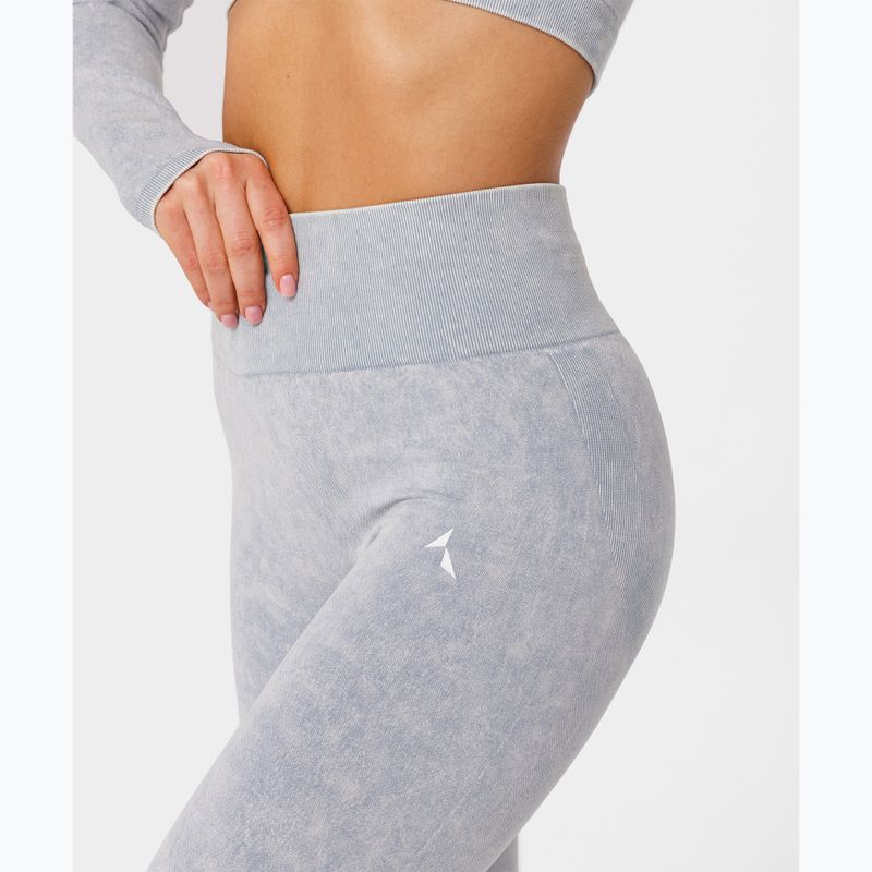 Női edző leggings Carpatree Yasmine Seamless kék kő mosás 6