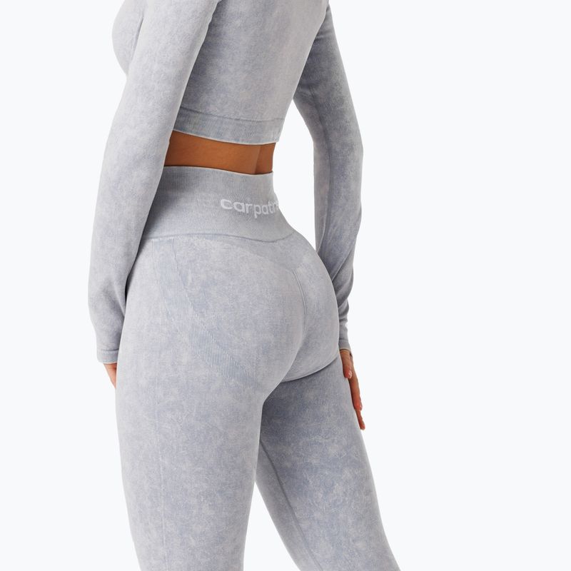 Női edző leggings Carpatree Yasmine Seamless kék kő mosás 7