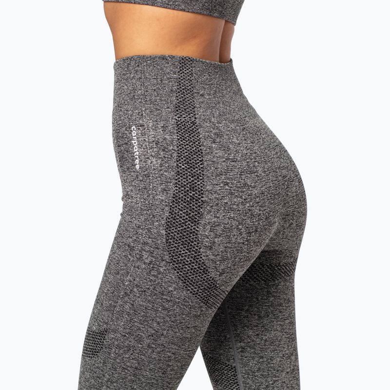 Női edző leggings Carpatree Vibe Seamless szürke/melange szürke/melange 4